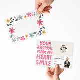 Your Referral Made My Heart Smile | Mailers with Envelopes Mailer Market Dwellings