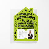 You'll Be a Happy Camper | Real Estate Mailers with Envelopes Mailer Market Dwellings