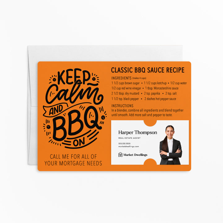 Mortgage | Set of "Classic BBQ Sauce" Recipe Mailer | Envelopes Included | M51-M003 Mailer Market Dwellings CARROT