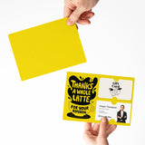 Thanks A Whole Latte For Your Referrals | Mailers with Envelopes Mailer Market Dwellings
