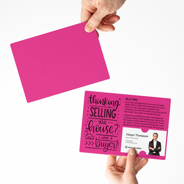 Set of "Thinking of Selling Your House, I Have a Buyer" Real Estate Mailer | Envelopes Included | M57-M003 Mailer Market Dwellings