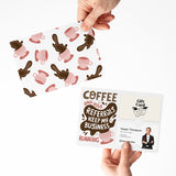 Coffee and Your Referrals Keep My Business Running | Mailers with Envelopes Mailer Market Dwellings