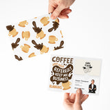 Coffee and Your Referrals Keep My Business Running | Mailers with Envelopes Mailer Market Dwellings