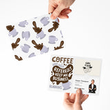 Coffee and Your Referrals Keep My Business Running | Mailers with Envelopes Mailer Market Dwellings
