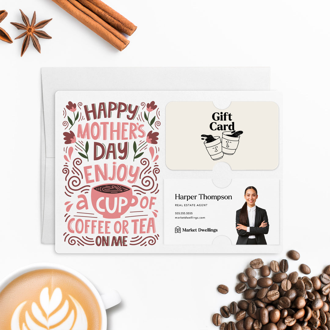 Set of Happy Mother's Day Gift Card & Business Card Holder Mailers | Envelopes Included | M59-M008-AB