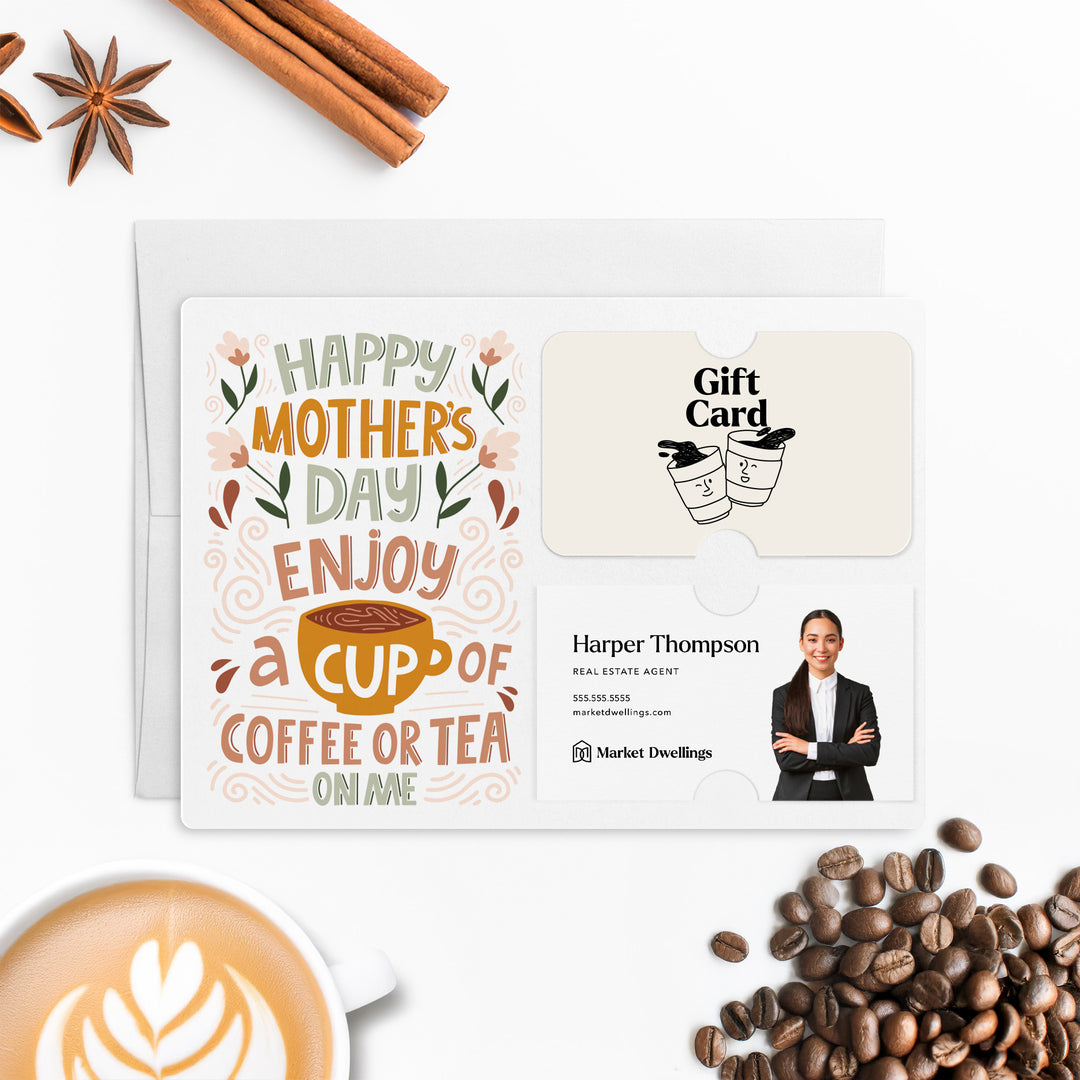 Set of Happy Mother's Day Gift Card & Business Card Holder Mailers | Envelopes Included | M59-M008-AB