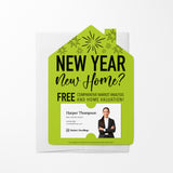 New Year, New Home New Years | Real Estate Mailers with Envelopes Mailer Market Dwellings