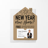 New Year, New Home New Years | Real Estate Mailers with Envelopes Mailer Market Dwellings KRAFT 10