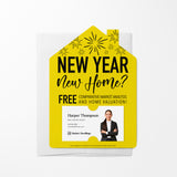 New Year, New Home New Years | Real Estate Mailers with Envelopes Mailer Market Dwellings LEMON 10