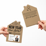 New Year, New Home New Years | Real Estate Mailers with Envelopes Mailer Market Dwellings