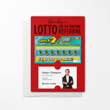Thanks a Lotto for the Awesome Referral | Lotto Mailers with Envelopes Mailer Market Dwellings