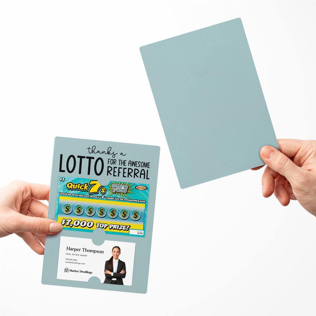 Set of Thanks a Lotto for the Awesome Referral Lotto Mailers | Envelopes Included Mailer Market Dwellings