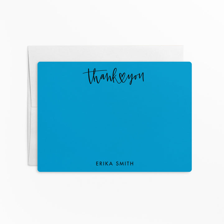 Customizable | Set of Thank You Stationery Notecards | Envelopes Included | M6-M006 Mailer Market Dwellings ARCTIC