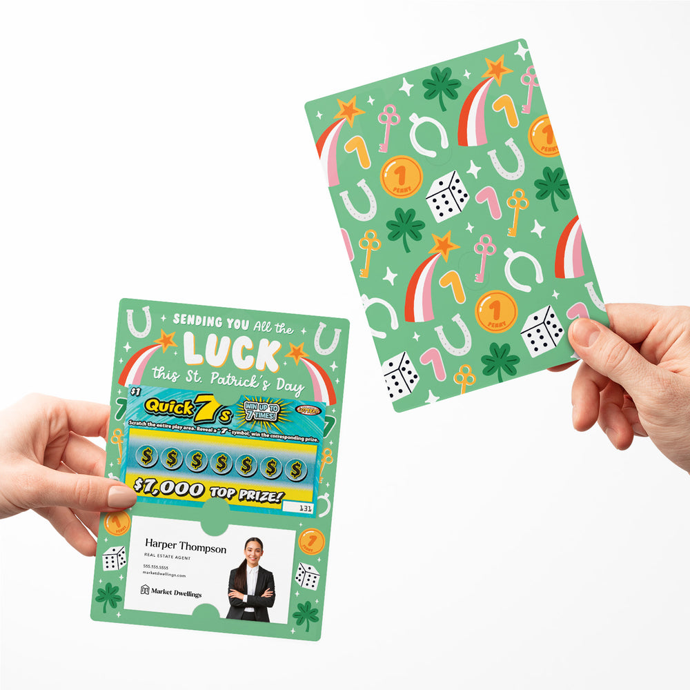 Set of Sending You All the Luck in the World | Lotto Mailers | Envelopes Included Mailer Market Dwellings