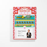 Wishing you a Valentine's Day Filled with Luck and Love! | Lotto Mailers with Envelopes Mailer Market Dwellings TOMATO RED 10