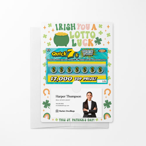 Irish You A LOTTO Luck This St. Patrick's Day! | Lotto Mailers with Envelopes Mailer Market Dwellings