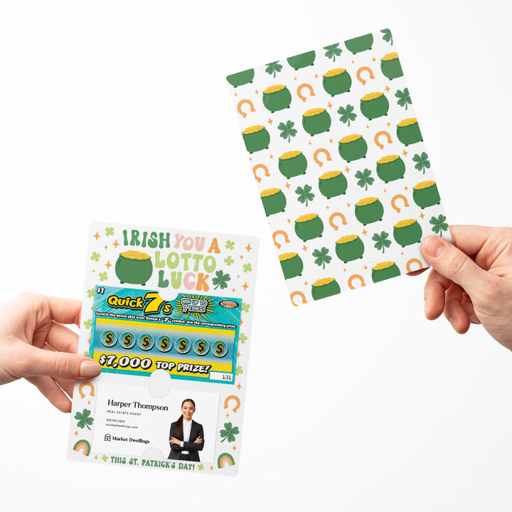 Set of Irish You A LOTTO Luck This St. Patrick's Day! Lotto Mailers | Envelopes Included Mailer Market Dwellings