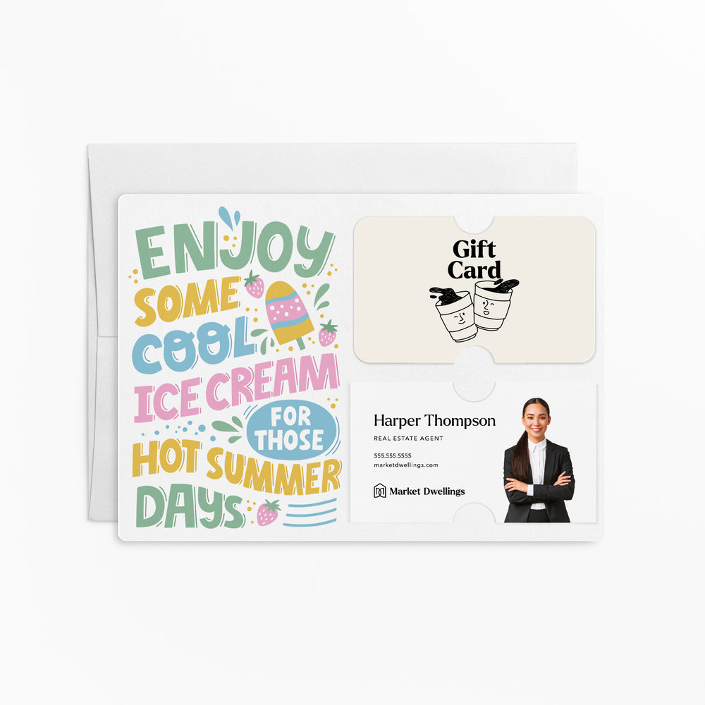 Enjoy Cool Ice Cream | Mailers with Envelopes Mailer Market Dwellings