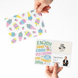 Enjoy Cool Ice Cream | Mailers with Envelopes Mailer Market Dwellings