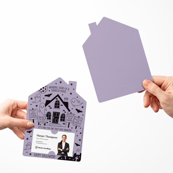 Warning Signs of a Haunted House Mailers | Envelopes Included | M63-M001 Mailer Market Dwellings