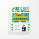 Lucky To Have You And Your Referrals | Lotto Mailers with Envelopes Mailer Market Dwellings WHITE 10