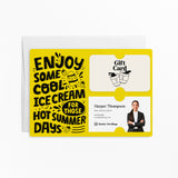 Enjoy Cool Ice Cream | Mailers with Envelopes Mailer Market Dwellings LEMON 10