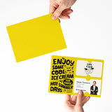 Enjoy Cool Ice Cream | Mailers with Envelopes Mailer Market Dwellings