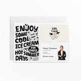 Enjoy Cool Ice Cream | Mailers with Envelopes Mailer Market Dwellings WHITE 10