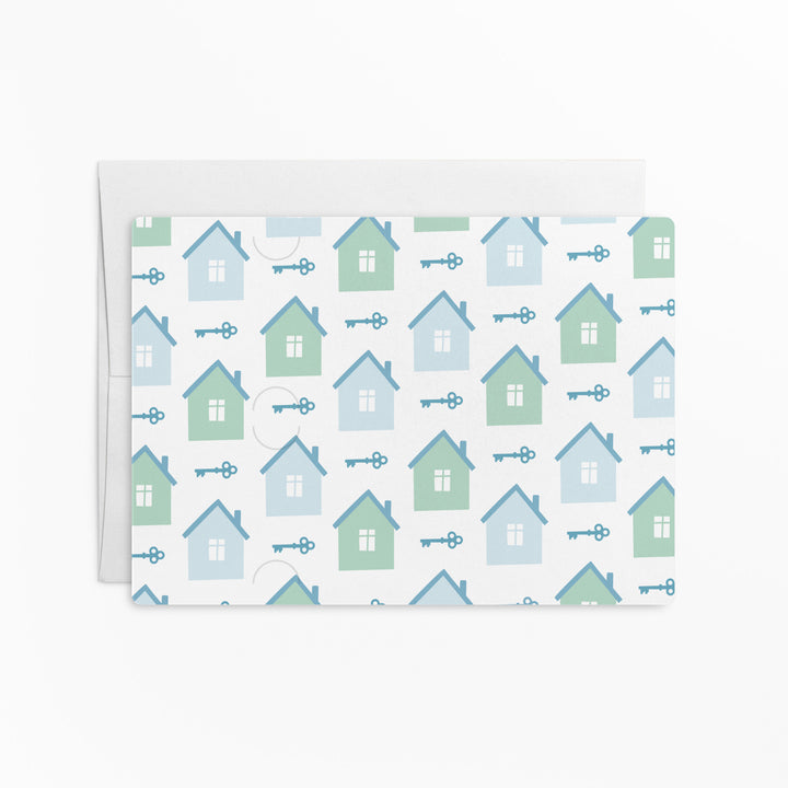 Home Sweet Homeowner Gift Card and Business Card Holders | Mailers w/ Envelopes | Real Estate Mortgage | M71-M008 Mailer Market Dwellings