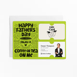 Happy Father's Day Enjoy a Coffee or Tea | Mailers with Envelopes Mailer Market Dwellings