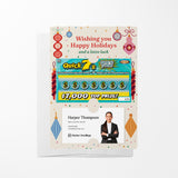 Wishing You Happy Holidays and a Lotto Luck | Lotto Mailers with Envelopes Mailer Market Dwellings CREAM 10