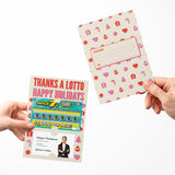 Thanks a Lotto, Happy Holidays | Lotto Mailers with Envelopes Mailer Market Dwellings