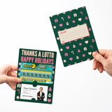 Thanks a Lotto, Happy Holidays | Lotto Mailers with Envelopes Mailer Market Dwellings