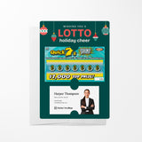 Wishing You a Lotto Holiday Cheer, Hanging Ornaments | Lotto Mailers with Envelopes Mailer Market Dwellings DEEP TEAL 10