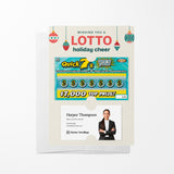 Wishing You a Lotto Holiday Cheer, Hanging Ornaments | Lotto Mailers with Envelopes Mailer Market Dwellings WARM CREAM 10