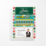 Wishing You a Lotto Holiday Cheer, Holiday Tiles | Lotto Mailers with Envelopes Mailer Market Dwellings CREAM 10