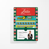 Wishing You a Lotto Holiday Cheer, Holiday Tiles | Lotto Mailers with Envelopes Mailer Market Dwellings DEEP GREEN 10