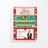 Wishing You a Lotto Holiday Cheer, Holiday Tiles | Lotto Mailers with Envelopes Mailer Market Dwellings RED 10