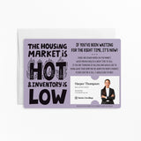 The Housing Market is Hot and Inventory is Low | Real Estate Mailers with Envelopes Mailer Market Dwellings