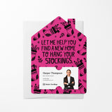 Let Me Help You Find A New Home To Hang Your Stockings. | Christmas | Real Estate Mailers with Envelopes Mailer Market Dwellings