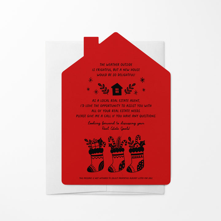 Set of Let Me Help You Find A New Home To Hang Your Stockings. | Christmas Mailers | Envelopes Included | M79-M001