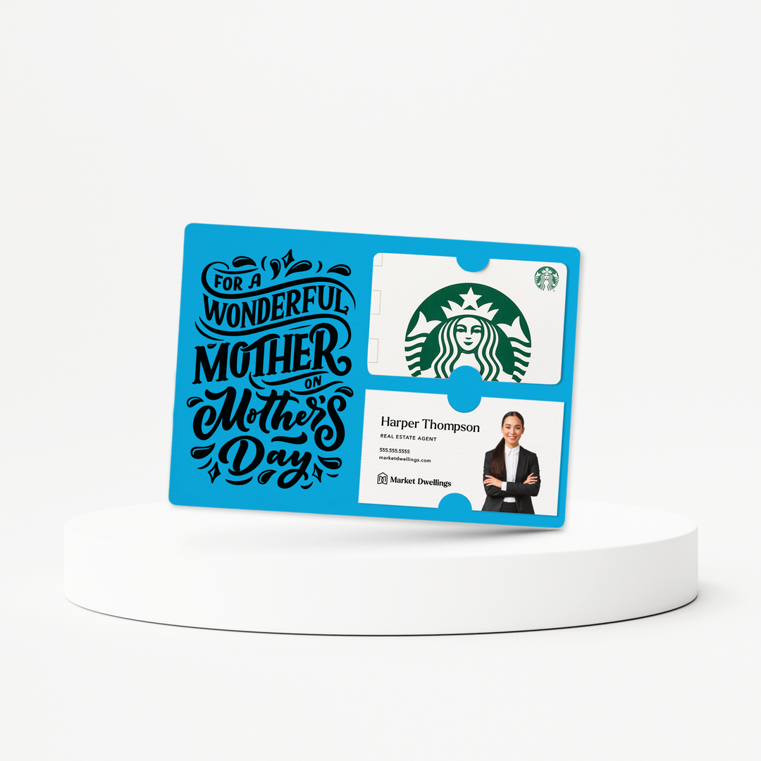 Set of Mother's Day Gift Card & Business Card Holder Mailer | Envelopes Included | M8-M008 Mailer Market Dwellings ARCTIC  
