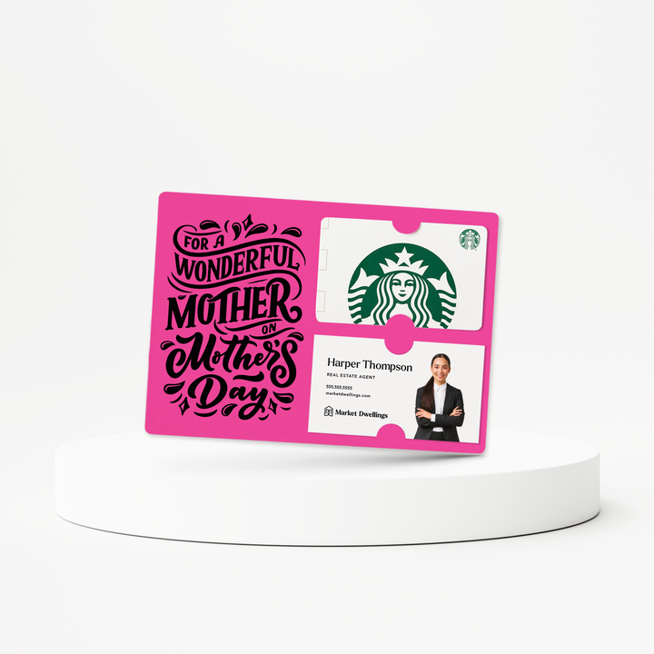 Set of Mother's Day Gift Card & Business Card Holder Mailer | Envelopes Included | M8-M008 Mailer Market Dwellings RAZZLE BERRY  