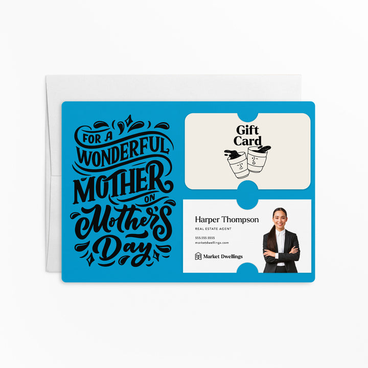 Set of Mother's Day Gift Card & Business Card Holder Mailer | Envelopes Included | M8-M008 Mailer Market Dwellings ARCTIC