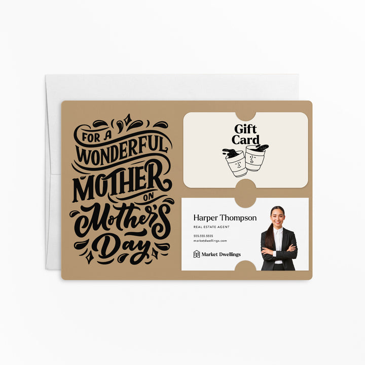 Set of Mother's Day Gift Card & Business Card Holder Mailer | Envelopes Included | M8-M008