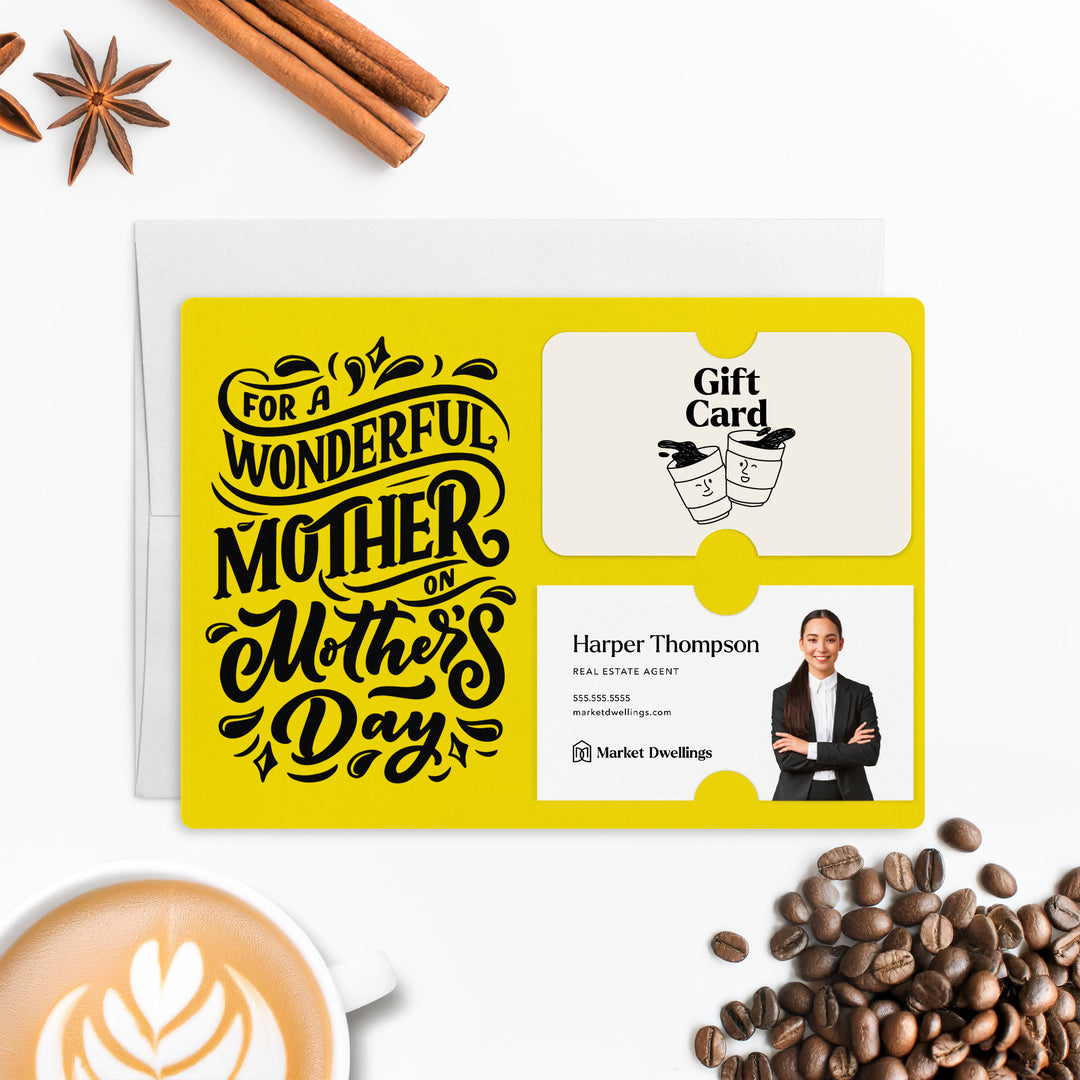 Set of Mother's Day Gift Card & Business Card Holder Mailer | Envelopes Included | M8-M008 Mailer Market Dwellings