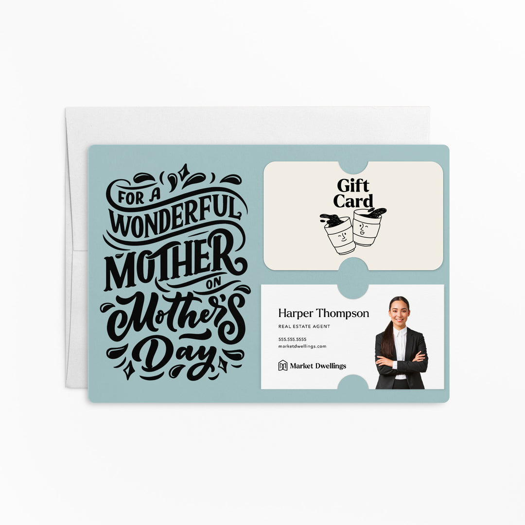 Set of Mother's Day Gift Card & Business Card Holder Mailer | Envelopes Included | M8-M008