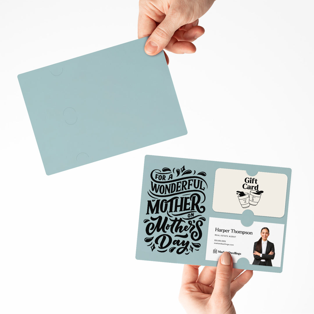 Set of Mother's Day Gift Card & Business Card Holder Mailer | Envelopes Included | M8-M008 Mailer Market Dwellings