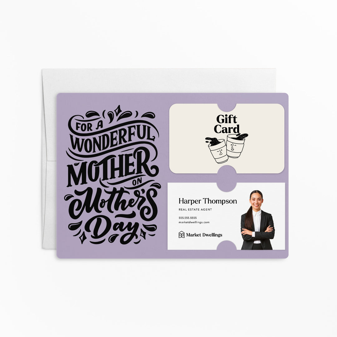 Set of Mother's Day Gift Card & Business Card Holder Mailer | Envelopes Included | M8-M008