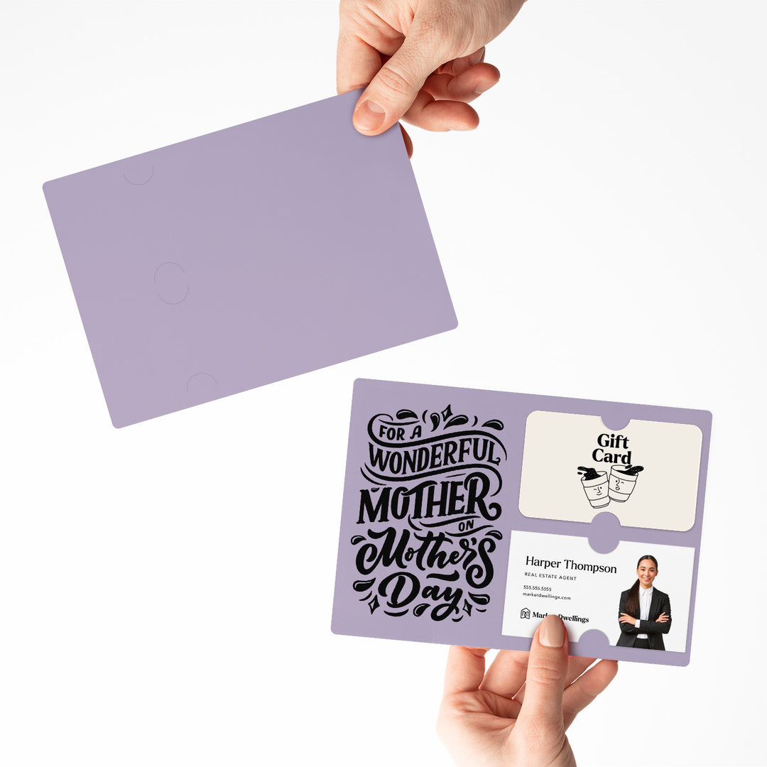 Set of Mother's Day Gift Card & Business Card Holder Mailer | Envelopes Included | M8-M008